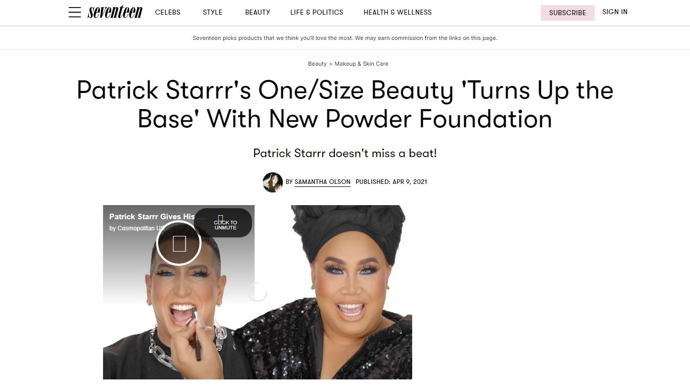 Shop One/Size Beauty's New "Turn Up The Base" Powder Foundation - Seventeen